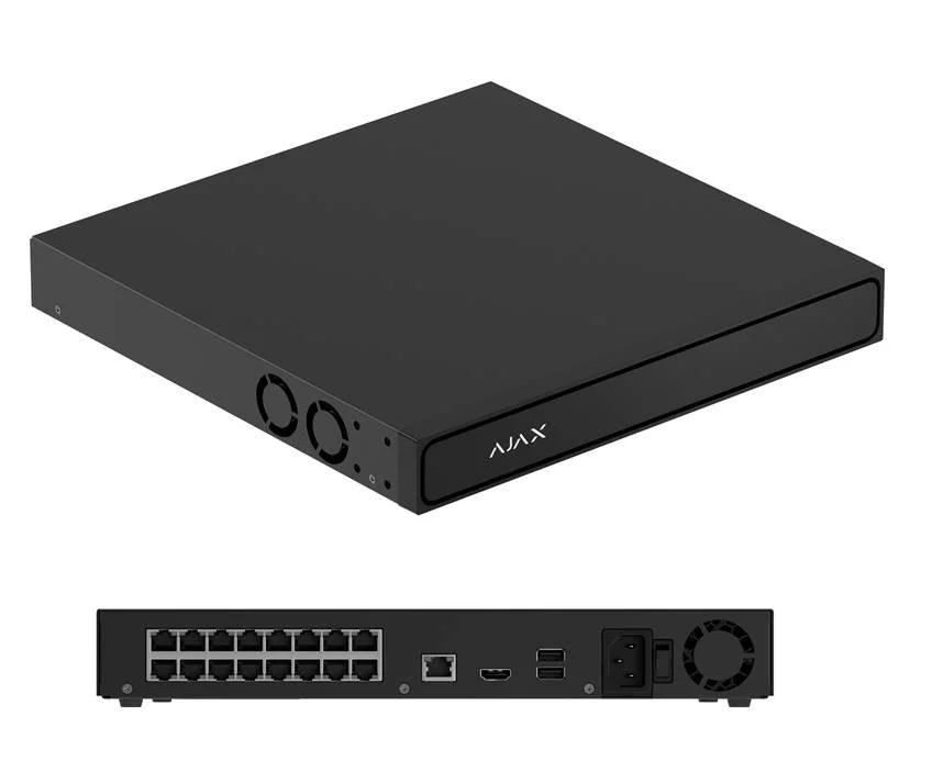 NET VIDEO RECORDER 16CH/H2D16PAC BLACK 140916 AJAX - Image 1