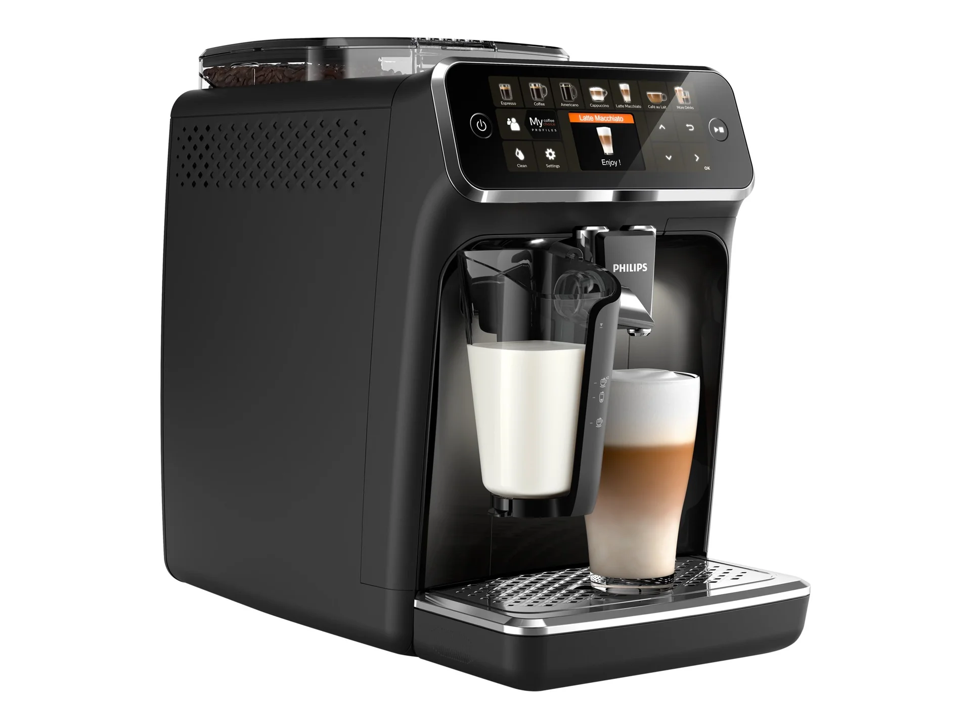 Philips Espresso Machine EP5441/50 Pump pressure 15 bar Built-in milk frother Fully automatic 1500 W Black - Image 4