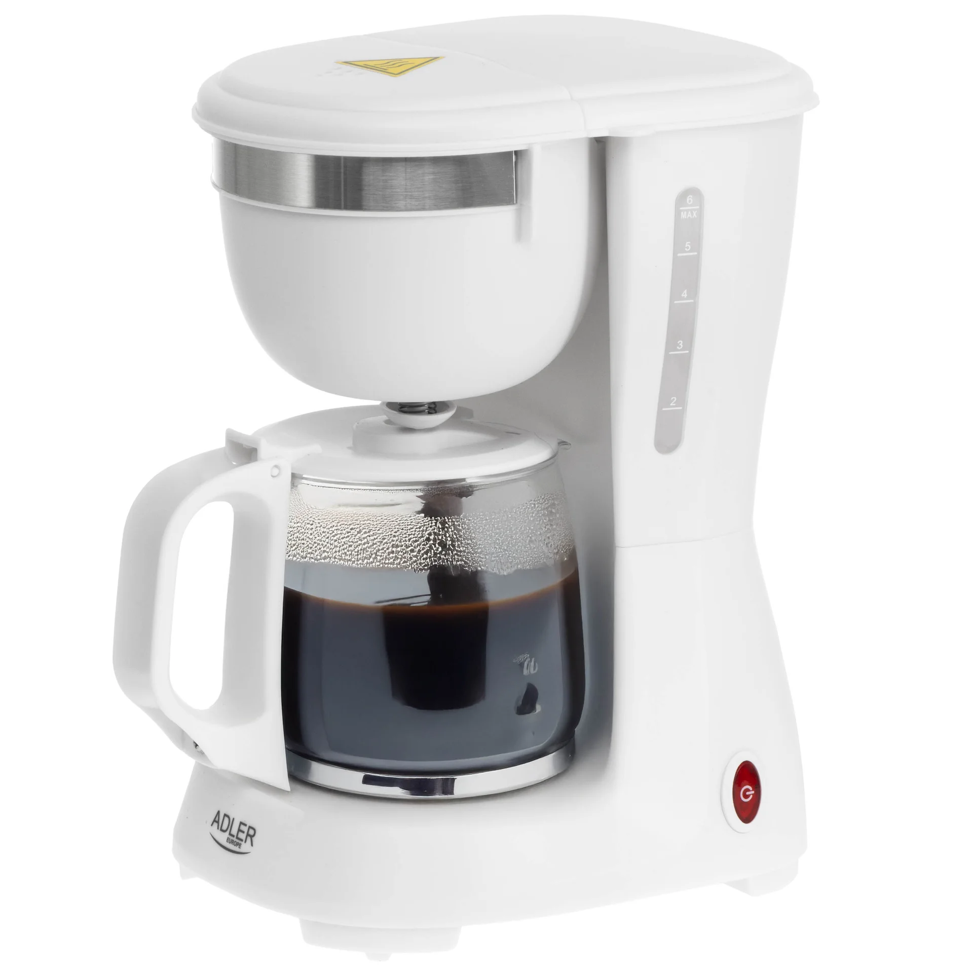 Adler Coffee Maker AD 4381w Drip 600 W White - Image 1