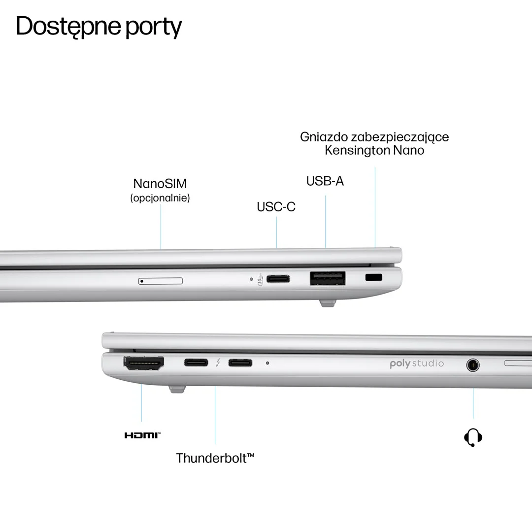HP EliteBook 8 G1i Ultra 5 225U 16"WUXGA 400nits LBL AG 16GB DDR5 5600 SSD512 Intel Arc Cam 5M+IR+ISP 62Wh W11Pro Aluminium Glacier Silver 3Y OnSite - Image 2