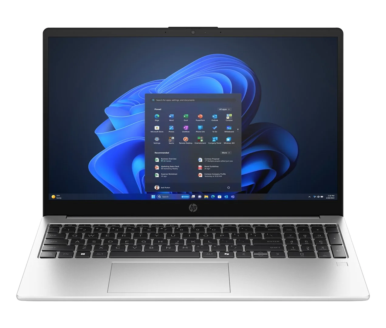 HP 255 G10 15 Ryzen 5 7535U 15.6"FHD AG 8GB DDR5 SSD512 Radeon 660M 41Wh NoOS - Image 1