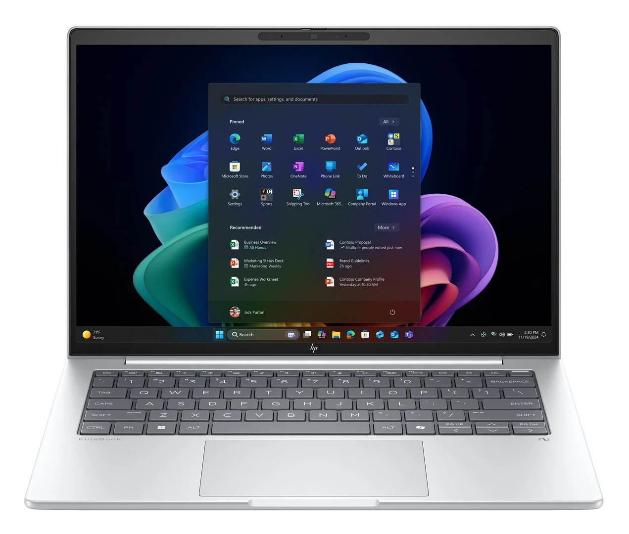HP EliteBook 8 G1a Ryzen AI 7 PRO 350 14.0"WUXGA IPS 400nits AG 32GB DDR5 5600 SSD1TB Radeon 860M Cam IR 5 Mpx AI 62Wh W11Pro 3Y Onsite - Image 1